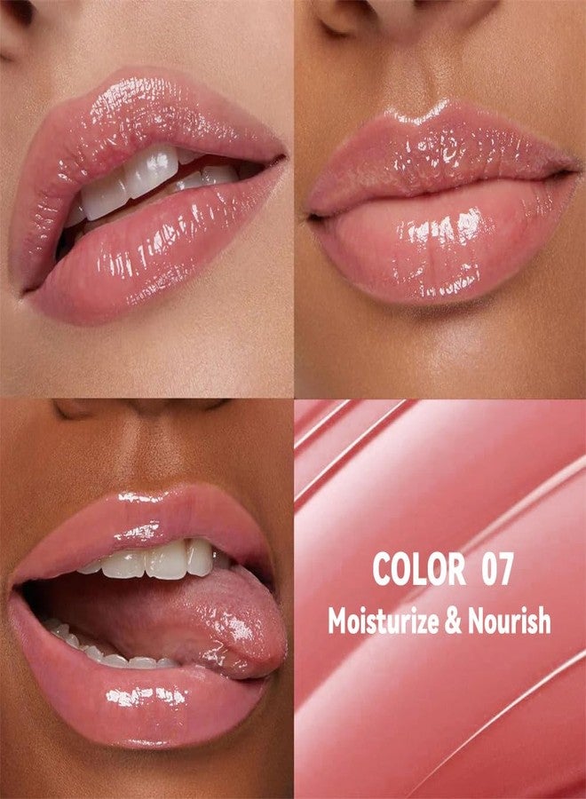 HHLTOH 1Pc Pale Pink Butter Lipstick Tinted Lip Balm, Shine Moisturizing Plumper Lipstick for Women, Natural Nourishing Hydrating Lip Gloss Stain for Dry Lips, Lightweight Lip Liner Care Vegan Makeup - Image 3